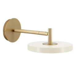 Umage Asteria vägglampa kort, Pearl White