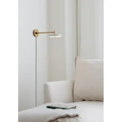Umage Asteria vägglampa lång, Nuance Mist