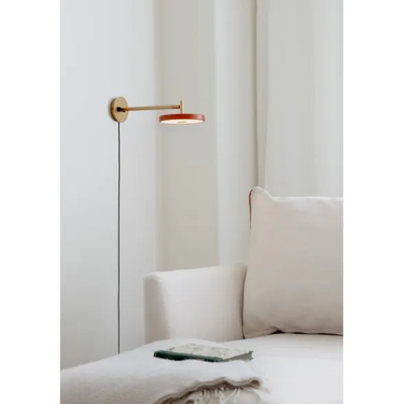 Umage Asteria vägglampa lång, Nuance Orange