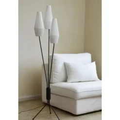 Hallbergs Belysning Astrid Stilskärm Satin Offwhite 9 cm