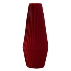 Hallbergs Belysning Astrid Stilskärm Satin Röd 9 cm