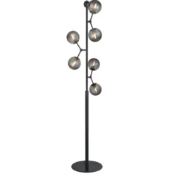 Halo Design Atom Golvlampa, rökgrå