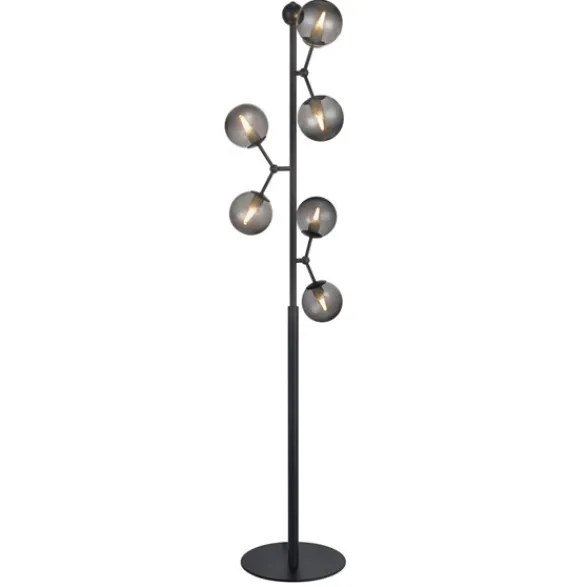 Halo Design Atom Golvlampa, rökgrå
