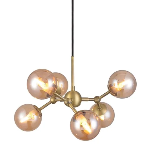 Halo Design Atom Takkrona Antik Mässing Ø45cm