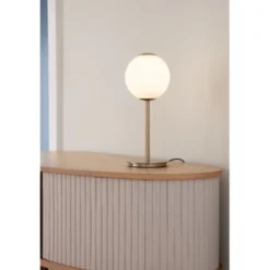 Umage Audrey bordslampa, vit/mässing
