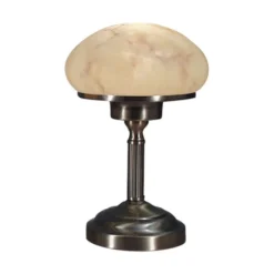 Aneta AUGUST bordlampa, antik/beige Ø18cm