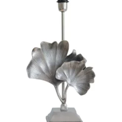 Hallbergs Belysning Babylon Lampfot Antik Silver 31cm