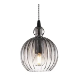 Halo Design Ball Ball taklampa, rökfärgad 32cm