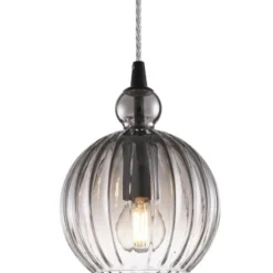 Halo Design Ball Ball taklampa, rökfärgad 15cm