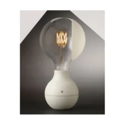 Daylight Italia Ballerina portabelbordslampa, Fluffig vit