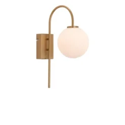 Herstal Ballon vägglampa satinmässing G9