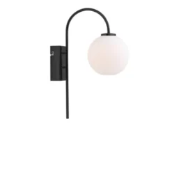 Herstal Ballon vägglampa svart G9