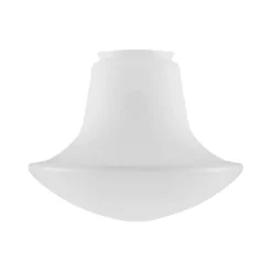 Karlskrona Lampfabrik Balusterskärm 100, vitt överfångsglas 28cm