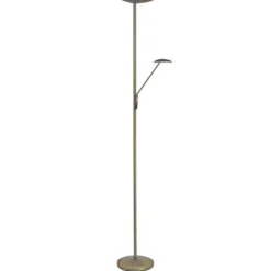 Texa Design Barone Golv Uplight med läsarm Mässing matt