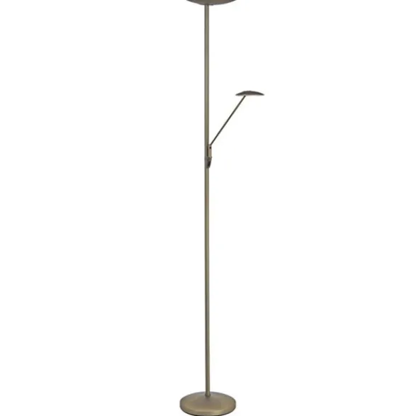 Texa Design Barone Golv Uplight med läsarm Mässing matt
