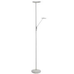 Texa Design Barone Golv Uplight med läsarm Sand/nickel matt