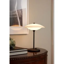Halo Design BARONI Bordlampa Ø30 Opal/Svart