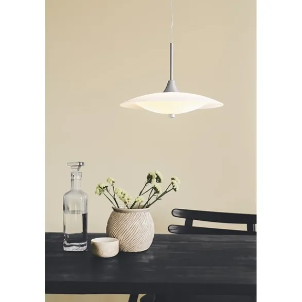 Halo Design BARONI Taklampa Ø40 Opal / alu.