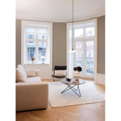 Halo Design BARONI Taklampa Ø40 Opal / Svart