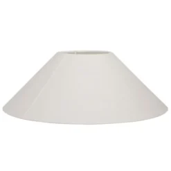 Watt & Veke Basic flat lampskärm, vit 30cm