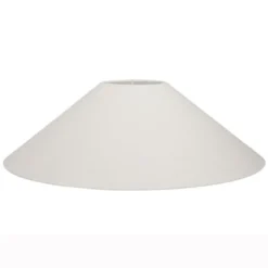 Watt & Veke Basic flat lampskärm, vit 42cm