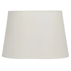 Watt & Veke Basic oval lampskärm, vit 20cm