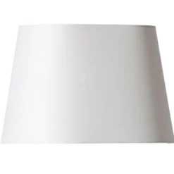 Watt & Veke Basic oval lampskärm, vit 38cm