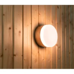 Hide-a-lite Bastubelysning Heatwall, borstad stål 2700K