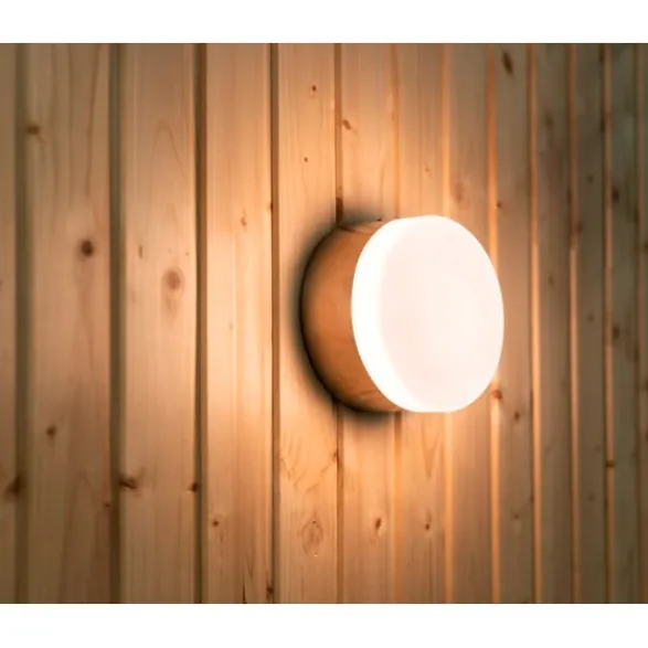Hide-a-lite Bastubelysning Heatwall, borstad stål 2700K