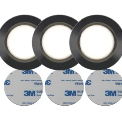 Star Trading Batteridriven LED-spotlight Functional, svart 3-pack