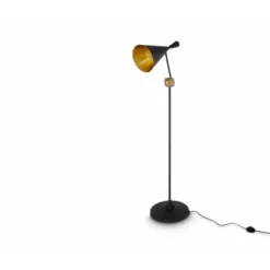 Tom Dixon Beat Floor golvlampa, mattsvart 168cm