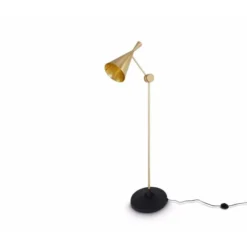 Tom Dixon Beat Floor golvlampa, mässing 168cm