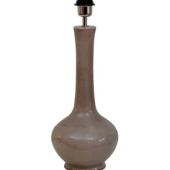 Hallbergs Belysning Bella Lampfot Mud Grey Crack 19cm