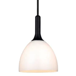 Halo Design BELLEVUE Taklampa Ø14 G9, Opal / svart-trä