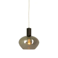 Aneta BELL fönsterlampa, svart/rök
