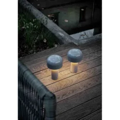 FLOS Bellhop bordslampa, grå 21cm
