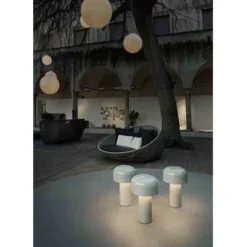 FLOS Bellhop bordslampa, vit 21cm