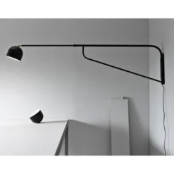 Pholc Bellman 205 vägglampa Jet black
