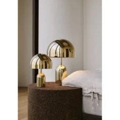 Tom Dixon Bell portabel bordslampa guld LED
