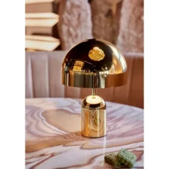 Tom Dixon Bell portabel bordslampa guld LED