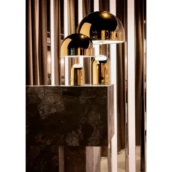 Tom Dixon Bell portabel bordslampa guld LED