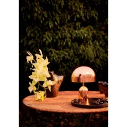 Tom Dixon Bell portabel bordslampa koppar LED