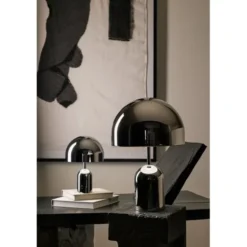 Tom Dixon Bell portabel bordslampa silver LED