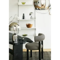 Tom Dixon Bell portabel bordslampa silver LED