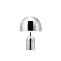 Tom Dixon Bell portabel bordslampa silver LED
