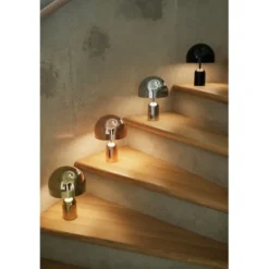Tom Dixon Bell portabel bordslampa svart LED