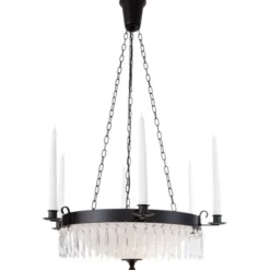 Konsthantverk Bergmans takkrona, svart 59cm