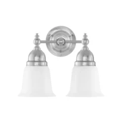 Karlskrona Lampfabrik Bergman Vägglampa, förnicklad mässing