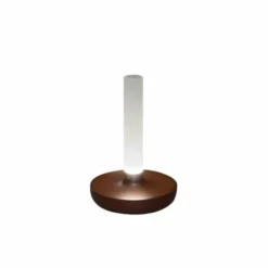 Konstsmide Biarritz bordslampa, rost/frostad vas