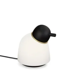 Belid Bird bordslampa svart str./mässing opal glass